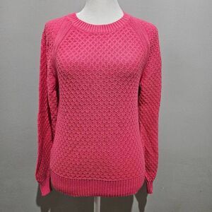 Loft Pink Long Sleeve Sweater Size XS